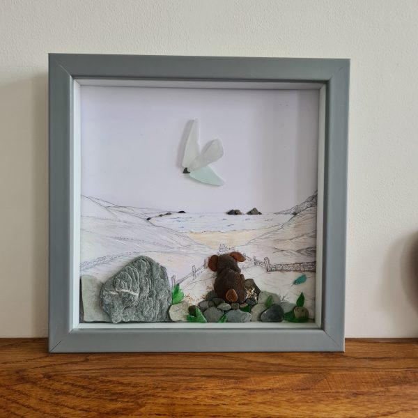 Sea glass art