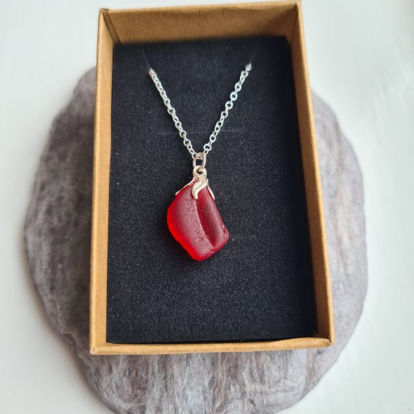 gift boxed red necklace