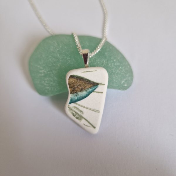 Sea pottery necklace